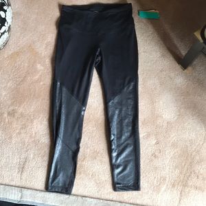 Black & Silver sparkling glitter leggings